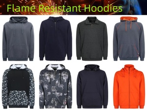 Felpe Ignifughe Personalizzabili all'Ingrosso, Pullover Bohémien di Peso Medio con Zip e Collo Alto, Felpe da <span class=keywords><strong>Lavoro</strong></span> Resistenti al Fuoco - Product Image 5
