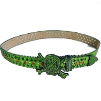 Boucle de ceinture en métal pour homme, style western, avec crâne en strass, haute qualité, forme personnalisée, sertie de diamants, avec logo