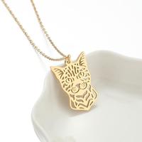 Gros Dames Simple Animal Pendentif Collier De Mode Chat Pendentif diamant coccinelle Collier