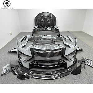 Nuevo Kit de Carrocería MSY Style, Parachoques, Capó y Escape de Fibra de Carbono Seca Parcial, Tejido Twill Brillante, para Lambo URUS - Product Image 5