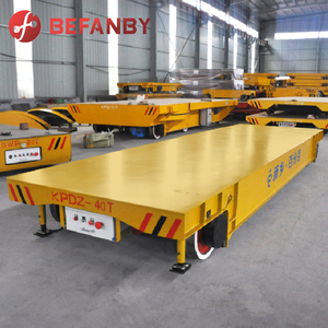 Transportador de fábrica de cobre plano 75t, turbina industrial, carrito de transferencia de riel eléctrico - Product Image 6