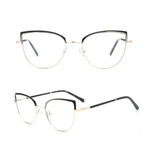 YJ-0017 Goedkope Metalen Brilmonturen Optische Specs Frame Brillen Frames Voor Lezen