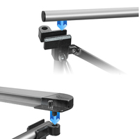 Table pliante tout-terrain réglable en hauteur BRS, en alliage d'aluminium, table pliante portable pour le camping
