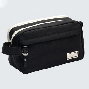 <span class=keywords><strong>Trousse</strong></span> à crayons grande capacité en tissu Oxford avec fermeture éclair et poignée, design minimaliste, pour fournitures scolaires – Vente en gros personnalisée - Product Image 1
