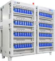 Máquina clasificadora de batería de 128 canales de 5V 30A Prueba de capacidad de celda prismática con componentes de núcleo PLC