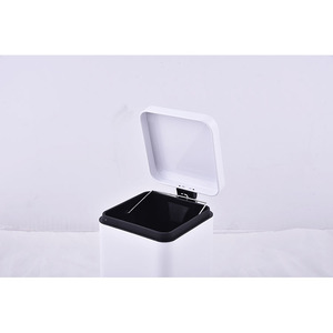 Thiết kế thời trang sơn tĩnh điện <span class=keywords><strong>6L</strong></span> hình vuông Thùng rác có thể sử dụng nhà bếp kim loại chân đạp rác <span class=keywords><strong>bin</strong></span> với bên trong xô - Product Image 4