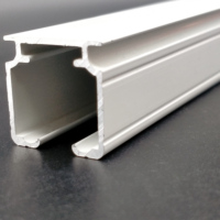 Vente chaude Rail de rideau en aluminium carré de haute qualité F011 pour tringles à rideaux, rails et accessoires