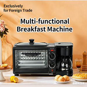 <span class=keywords><strong>เตา</strong></span><span class=keywords><strong>อบ</strong></span>ไฟฟ้าอเนกประสงค์คุณภาพสูงพร้อมกระทะและเครื่องชงกาแฟ <span class=keywords><strong>3in1</strong></span> สำหรับทำอาหารเช้าที่บ้าน มีสินค้าพร้อมส่ง - Product Image 3