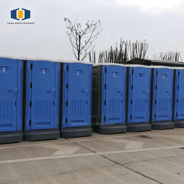CGCH Toilet Umum Bergerak Berkualitas Tinggi Di Area Pemandangan Sederhana Toilet Portabel Kamar Mandi Toilet Bergerak HDPE
