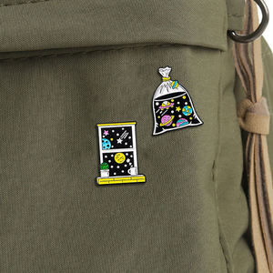 เข็มกลัดโลหะเคลือบรูปดาวเข็มกลัดแฟชั่นโลหะรูปการ์ตูนจักรวาลกาน้ำชา - Product Image 2