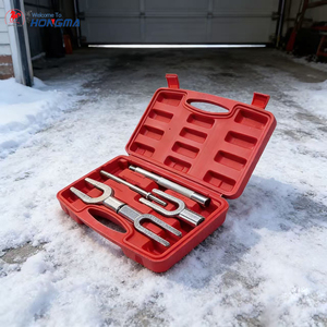 Kit de 5 outils de séparation de rotules pour voitures et camions légers, utilisable avec des marteaux pneumatiques et conventionnels - Product Image 5