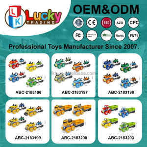 Jouets Lucky Toys, voiture de cascade à tirer en arrière, petite voiture, thème astronaute spatial, camions et remorques en plastique - Product Image 5