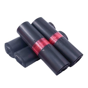 Sacs de courrier noirs Chuang Lijie 100% polyéthylène recyclé, auto-adhésifs, imperméables, pour l'emballage de vêtements en gros - Product Image 2