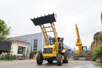 Chargeuse-pelleteuse diesel 8200 kg, profondeur de creusement 4085 mm, godet d'excavatrice 0,3 m³, chargeuse-pelleteuse compacte pour l'irrigation agricole