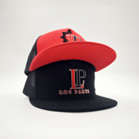 Gorras de Béisbol de Moda Hip Hop con Visera Plana, Malla Transpirable, Protección Solar, Diseño de Hoja Tropical para Exteriores
