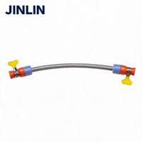 Tuyau de gaz tressé en acier inoxydable 304 JINLIN, tuyau flexible haute pression pour gaz naturel, pour la connexion de la cuisinière de la cuisine