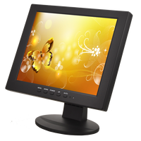 Moniteur LCD VGA TFT de 10 pouces Carré Moniteur d'ordinateur de bureau LED de 10.4 pouces