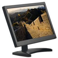 Moniteur d'ordinateur LED HD de bureau pas cher, écran large de 11,6 pouces, résolution 1366*768, prix d'usine