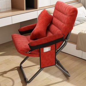 Modern Folding <b>Recliner</b> Chair Fabric Leisure Lounge Seat with Side Pocket for Living Room Reading - Product Image 2
