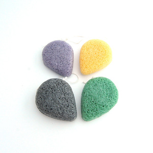Éponge Konjac pour le nettoyage du visage, en forme naturelle, biologique, douce au toucher, pour le nettoyage de la peau du corps, en gros - Product Image 3