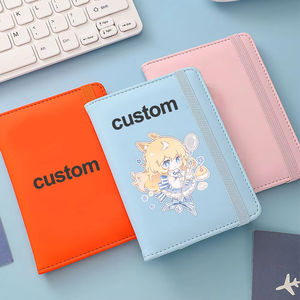Custom Passport Personalized Promotional Slim PU Leather Travel Passport Cover Sleeve Passport Book Card Case Custom Passport - Product Image 1