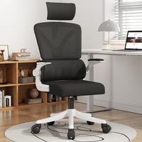 Chaise de bureau pivotante de haute qualité avec dossier en maille, chaise de bureau de direction ergonomique de luxe, chaises de bureau commerciales avec appui-tête