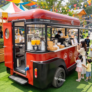Electric Food Truck <b>Mobile</b> Catering <b>Van</b> with Complete Kitchen <b>for</b> Outdoor Events Street Food <b>Coffee</b> Ice Cream Fast Food Service - Product Image 1