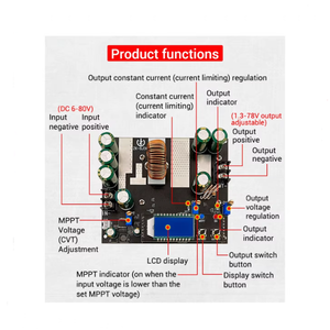 SJ30 700W Retificador Síncrono 30A Auto Boost Power Module MPPT Carregamento Solar com Display <span class=keywords><strong>Digital</strong></span> - Product Image 4