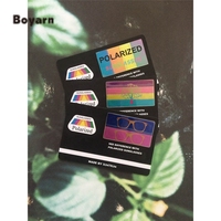 Bofiln – cartes de Test de filtre à lentille polarisée, conception personnalisée, testeur de lunettes de soleil