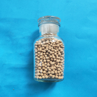 Tamis moléculaire en forme de boule beige 3A pour la déshydratation des liquides hydrocarbures, tamis moléculaires spécialisés pour le séchage industriel