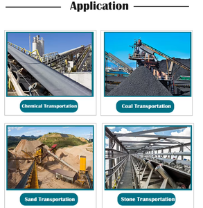 Bande transporteuse à motif chevron pour transport en forte pente, bande chevron industrielle pour 30-45 degrés °   Convoyeur Incliné pour Sable et Grains - Product Image 6