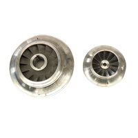 Roue de turbine Hastelloy X pour SGT-800 Siemens: lames de précision avec joints en nid d'abeille pour maximiser l'efficacité