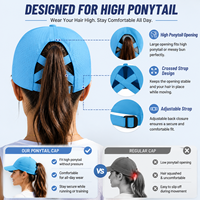 Casquette de sport imperméable à logo personnalisé, séchage rapide, respirante, protection UV, pour femmes, OEM