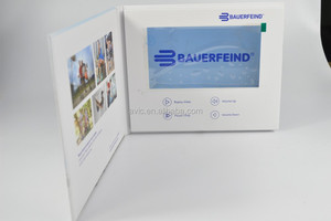 Nouveau <span class=keywords><strong>design</strong></span> en cuir À La Mode publicité cartes vidéo/vidéo mailer vidéo <span class=keywords><strong>brochure</strong></span> - Product Image 2