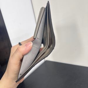 Portefeuille pour homme en cuir véritable à motif alligator, style court, porte-cartes et porte-monnaie, léger, design rétro tendance - Product Image 2