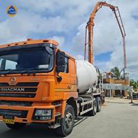 Nouveau camion malaxeur à béton SHACMAN F3000 6x4 10m3, moteur Weichai Euro II 340HP, réservoir de carburant robuste de 400L
