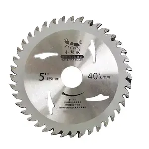 5in 125mm ATB 24 diş 30T TCT masa 40 diş dairesel testere bıçağı sert ahşap kesme