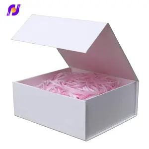 Flap Lid Ecommerce Packaging Bespoke Custom Decorative Boxes Makeup Ribbon Box Manufacturer