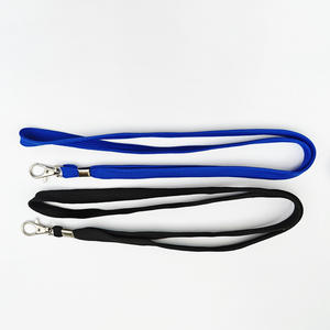 <span class=keywords><strong>Cordon</strong></span> tubulaire en polyester noir et bleu pour <span class=keywords><strong>porte</strong></span>-<span class=keywords><strong>badge</strong></span>, <span class=keywords><strong>pas</strong></span> <span class=keywords><strong>cher</strong></span>, vierge, <span class=keywords><strong>avec</strong></span> mousqueton, pour sublimation - Product Image 3