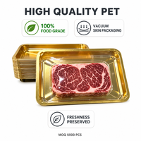 Barquette sous vide thermoformée en PET de qualité alimentaire, haute barrière, personnalisable, pour vente en gros