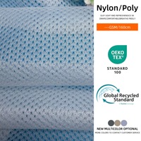 Tissu en maille de nylon 100% blanc, respirant et léger, 60 g/m², pour robes de soirée et robes à paillettes, tissu en tulle, tissu en dentelle