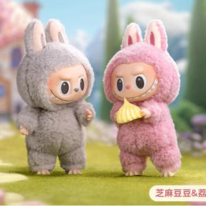 100% <span class=keywords><strong>Original</strong></span> Popmart Bonito <span class=keywords><strong>Labubu</strong></span> os Monstros Mistério Caixa Brinquedos Emocionante Série Macaron Blind Box - Product Image 3