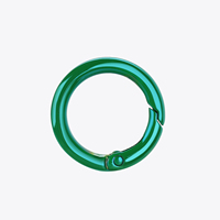 Anneaux en O métalliques robustes personnalisés Fodi pour la fabrication de porte-clés ronds et fendus pour animaux de compagnie, sacs, sangles, ceintures et porte-clés