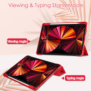 เคสฝาปิดหนัง PU อะคริลิกใส,เคสอัจฉริยะสำหรับ <span class=keywords><strong>iPad</strong></span> <span class=keywords><strong>Pro</strong></span> <span class=keywords><strong>11</strong></span> 2021 2020 <span class=keywords><strong>2018</strong></span>แท็บเล็ตพร้อมที่ใส่ปากกา - Product Image 6