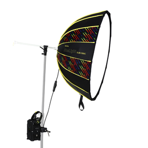 Nuevo NiceFoto, el primer paraguas portátil RGBWW de 100 vatios del mundo con batería, luz bastante suave para videografía - Product Image 2