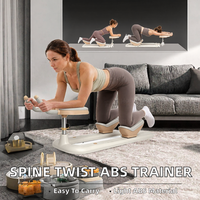Appareil d'exercice portable en ABS pour torsion de la colonne vertébrale, étirement, flexion des genoux, équipement de fitness pour la taille et l'abdomen à domicile