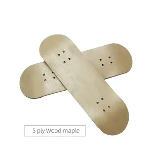 skateboard deck blank Custom skateboard 100*30mm 5 storey maple finger skate boarding