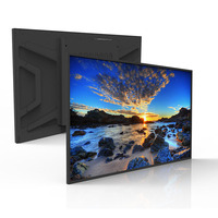 Pantalla digital OEM de montaje en pared para interiores con bisel ultraestrecho, kiosco todo en uno con pantalla táctil de 43/49 pulgadas, reproductor de publicidad.