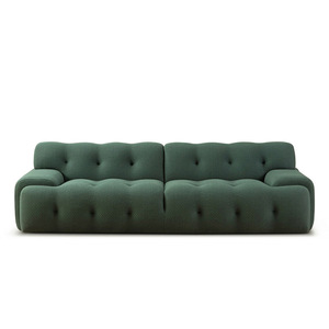 Canapé moderne pour salon, confortable, en tissu, à accoudoirs bas, pour chambre à coucher - Product Image 1