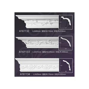 <span class=keywords><strong>Moulure</strong></span> décorative légère en polyuréthane gaufré de style européen, série A161, pour cadre de <span class=keywords><strong>miroir</strong></span>, installation facile, directement de l'usine - Product Image 1